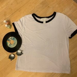 white forever 21 top